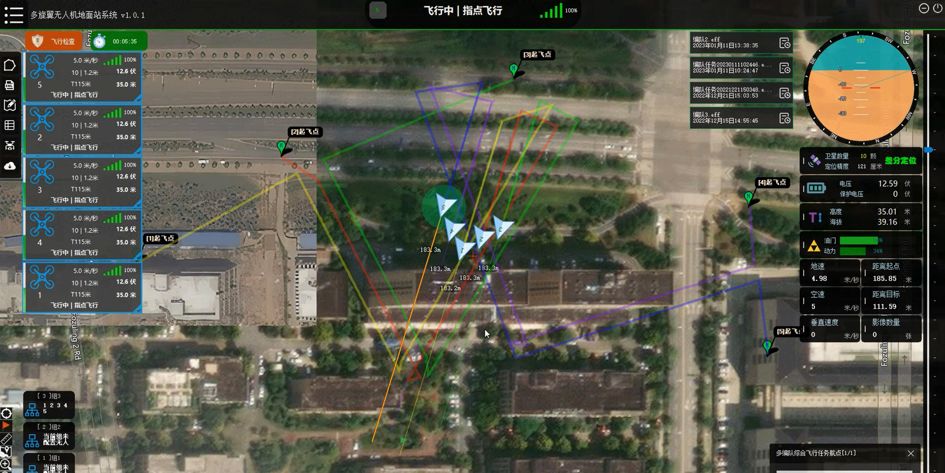 Cluster UAV Management System